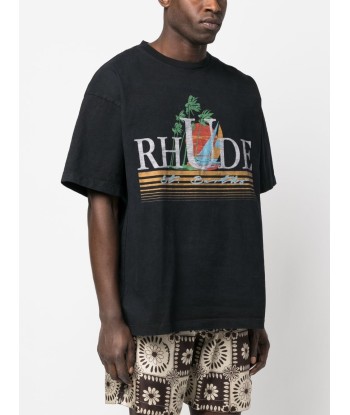 RHUDE - T-shirt en coton tropics meilleur choix