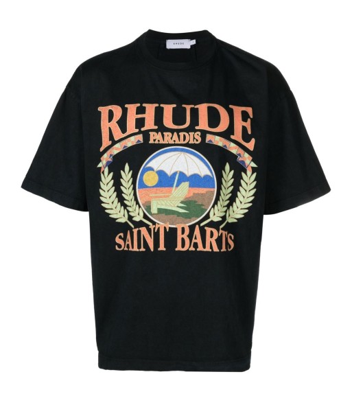 RHUDE - T-shirt en coton beach chair livraison et retour toujours gratuits