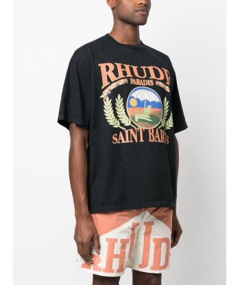 RHUDE - T-shirt en coton beach chair livraison et retour toujours gratuits