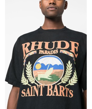 RHUDE - T-shirt en coton beach chair livraison et retour toujours gratuits