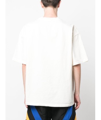 RHUDE - T-shirt en coton beach chair blanc shop