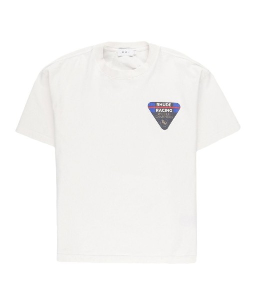 RHUDE - T-shirt en coton race patch de la marque