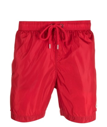 MONCLER - Short de bain à patch logo rouge À commander