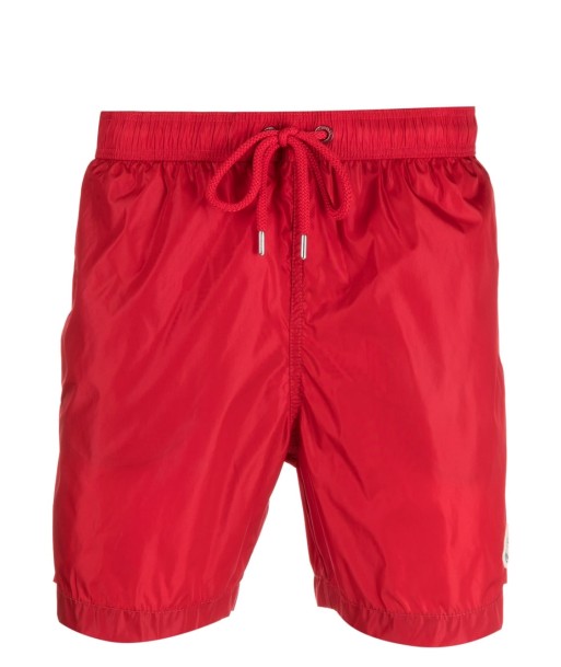 MONCLER - Short de bain à patch logo rouge À commander