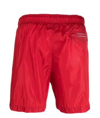 MONCLER - Short de bain à patch logo rouge À commander