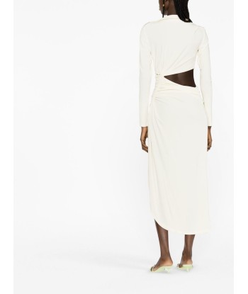 OFF WHITE - Robe mi-longue drapée prix