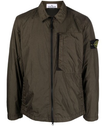 STONE ISLAND - Surchemise nylon kaki l'achat 