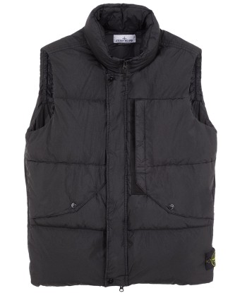 STONE ISLAND - Doudoune sans manches noire commande en ligne