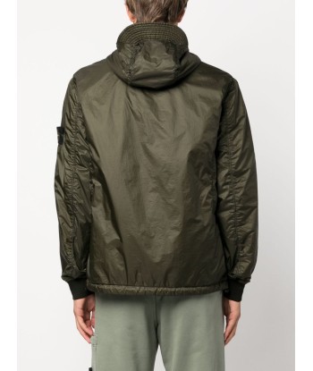 STONE ISLAND - Veste Garment dye olive pour bénéficier 