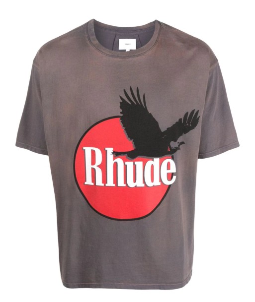 RHUDE - Tee-shirt à logo imprimé à prix réduit toute l'année