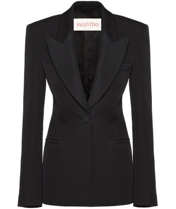 VALENTINO - Blazer en laine vierge à simple boutonnage à prix réduit toute l'année