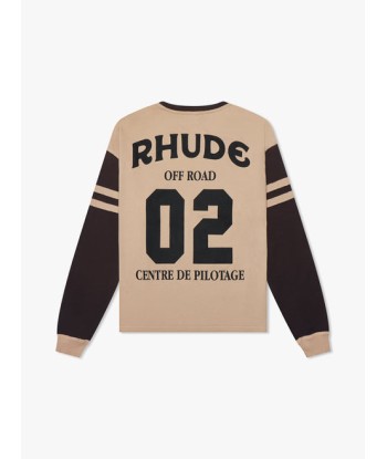 RHUDE - Tee-shirt manches longues Triple R Contrast 2024