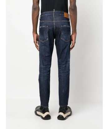 Dsquared2 - Jean skinny à effet délavé d'Europe débarque