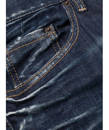 Dsquared2 - Jean skinny à effet délavé d'Europe débarque