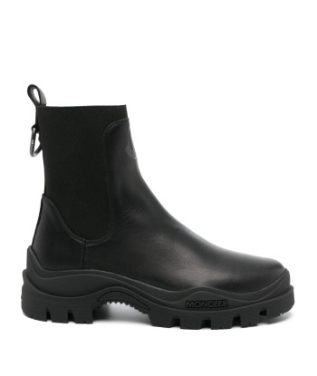 MONCLER - Bottes en cuir à talon épais 90 mm français