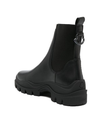 MONCLER - Bottes en cuir à talon épais 90 mm français