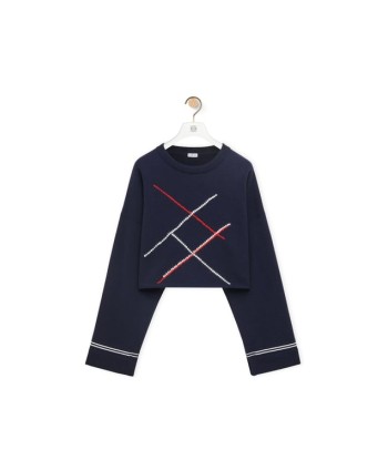 LOEWE -  CROPPED ARGYLE SWEATER Comment ça marche