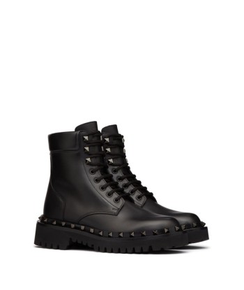 VALENTINO - BOTTINES EN CUIR À ORNEMENTS ROCKSTUD de technologie