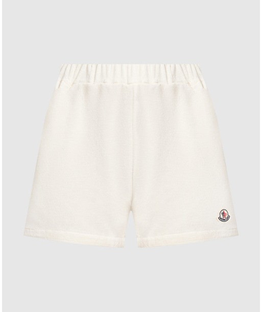 MONCLER - SHORT EN VELOURS À PATCH LOGO l'achat 