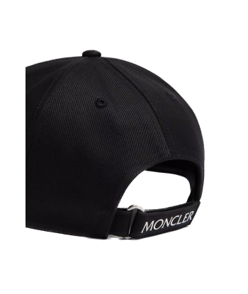 MONCLER - Casquette noir en linge