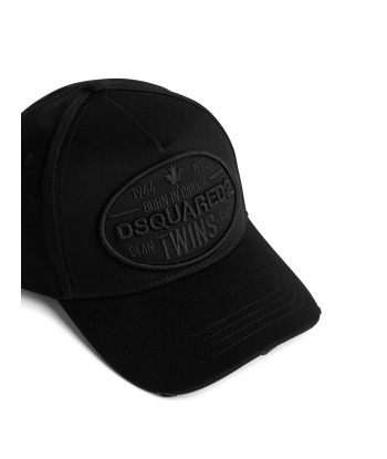 Dsquared2 - Casquette en coton à patch logo de pas cher