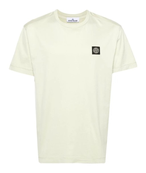 STONE ISLAND - Tee-Shirt Classique vert clair commande en ligne