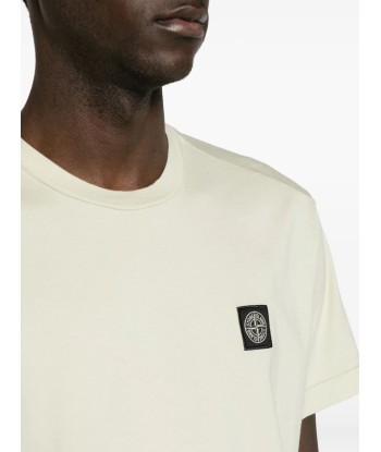 STONE ISLAND - Tee-Shirt Classique vert clair commande en ligne