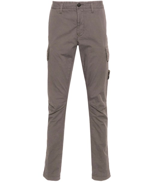 STONE ISLAND - Cargo pant coupe skinny marron Fin de série