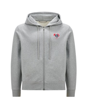 MONCLER - Sweat à capuche zippé de France