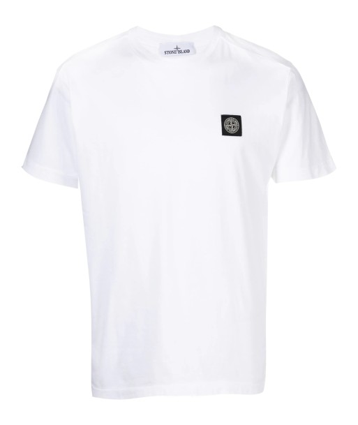 STONE ISLAND - Tee-Shirt Classique Blanc paiement sécurisé