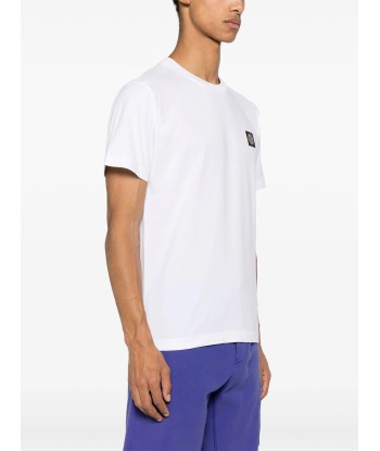 STONE ISLAND - Tee-Shirt Classique Blanc paiement sécurisé