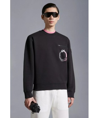 MONCLER - SWEAT À MOTIF LOGO NOIR le concept de la Pate a emporter 