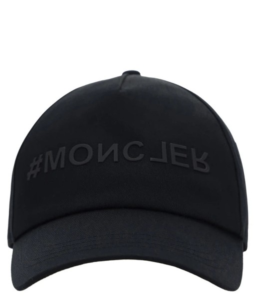 MONCLER GRENOBLE - Casquette en garbadine noir Economisez 