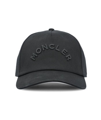 MONCLER - Casquette en gabardine à logo brodé Fin de série