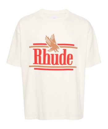 RHUDE - T-Shirt en coton à logo outlet