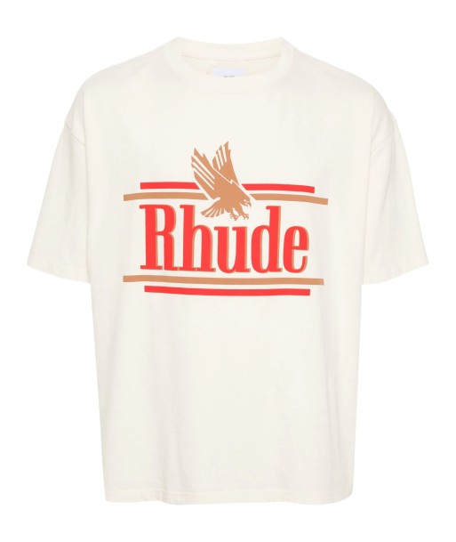 RHUDE - T-Shirt en coton à logo outlet