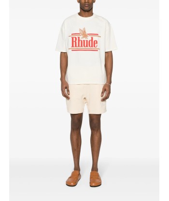 RHUDE - T-Shirt en coton à logo outlet