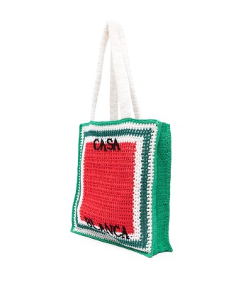 CASABLANCA : Sac cabas Atlantis en crochet pas cher 