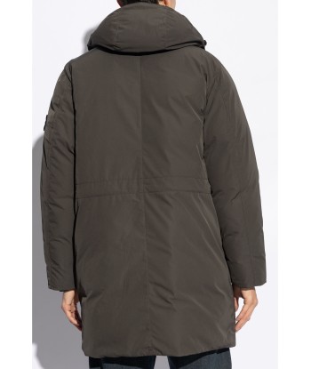 Stone Island - Manteau à capuche en linge