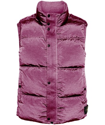 Stone Island - veste sans manches nylon magenta chez Cornerstreet bien 