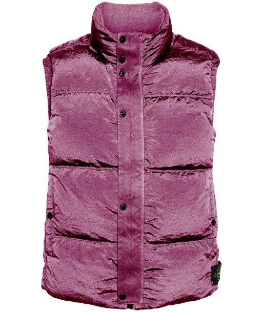 Stone Island - veste sans manches nylon magenta chez Cornerstreet bien 