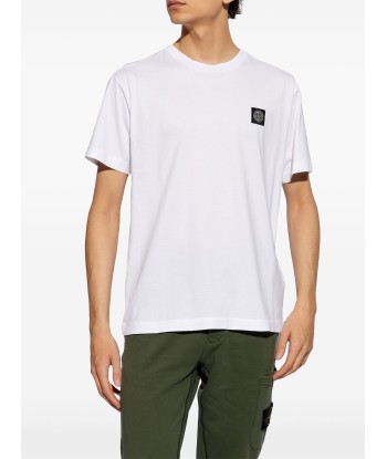 STONE ISLAND - t shirt blanc s'inspire de l'anatomie humaine