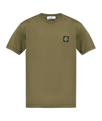 Stone Island - T shirt vert olive chez Cornerstreet bien 