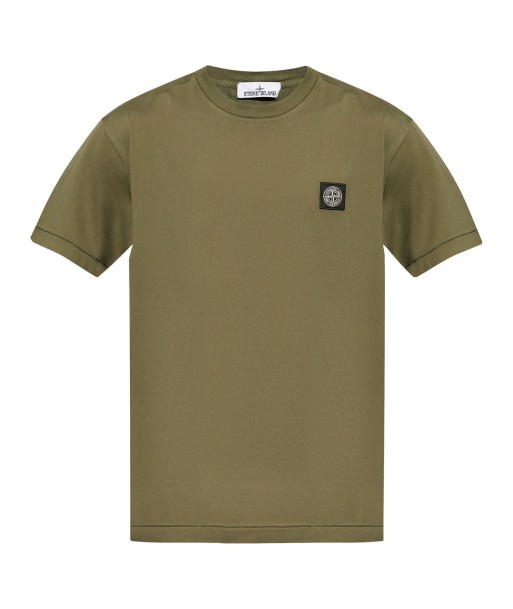 Stone Island - T shirt vert olive chez Cornerstreet bien 