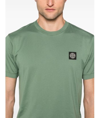 Stone Island - T-shirt vert france