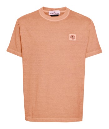 Stone Island - T shirt délavé corail en ligne