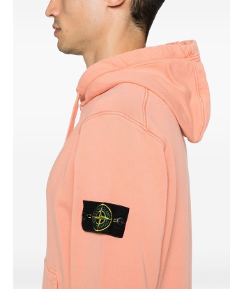 Stone Island - Sweat à capuche orange ou a consommer sur place