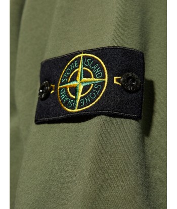 Stone Island - Crewneck kaki du meilleur 