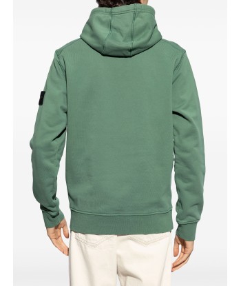 Stone Island - Sweat à capuche Vert sauge Les magasins à Paris