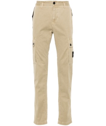 Stone Island - Pantalon cargo slim biscuit Fin de série